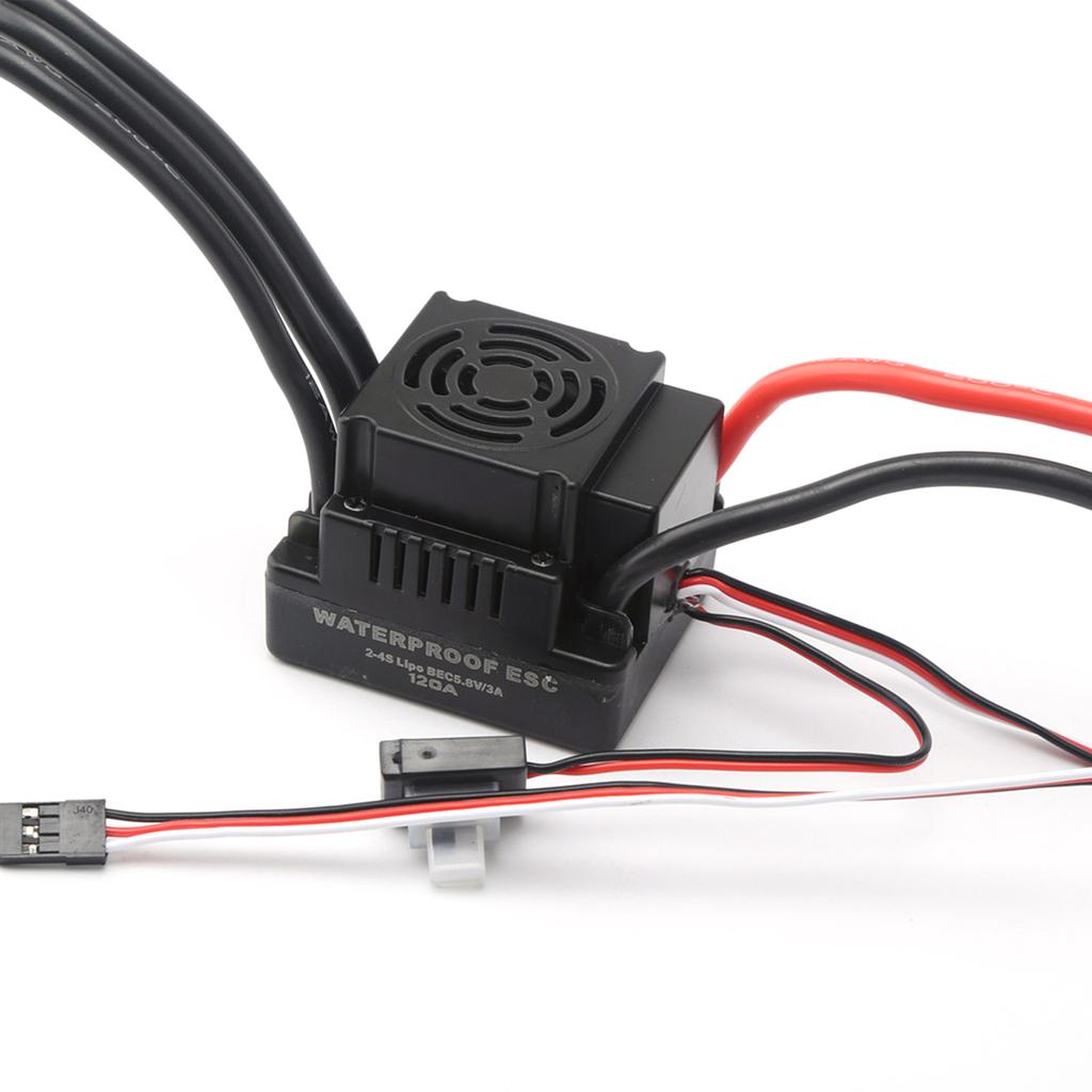 GoolRC S-120A Бесщеточный электрический регулятор скорости ESC с SBEC 6,1 В/3 А для радиоуправляемой машины 1/8