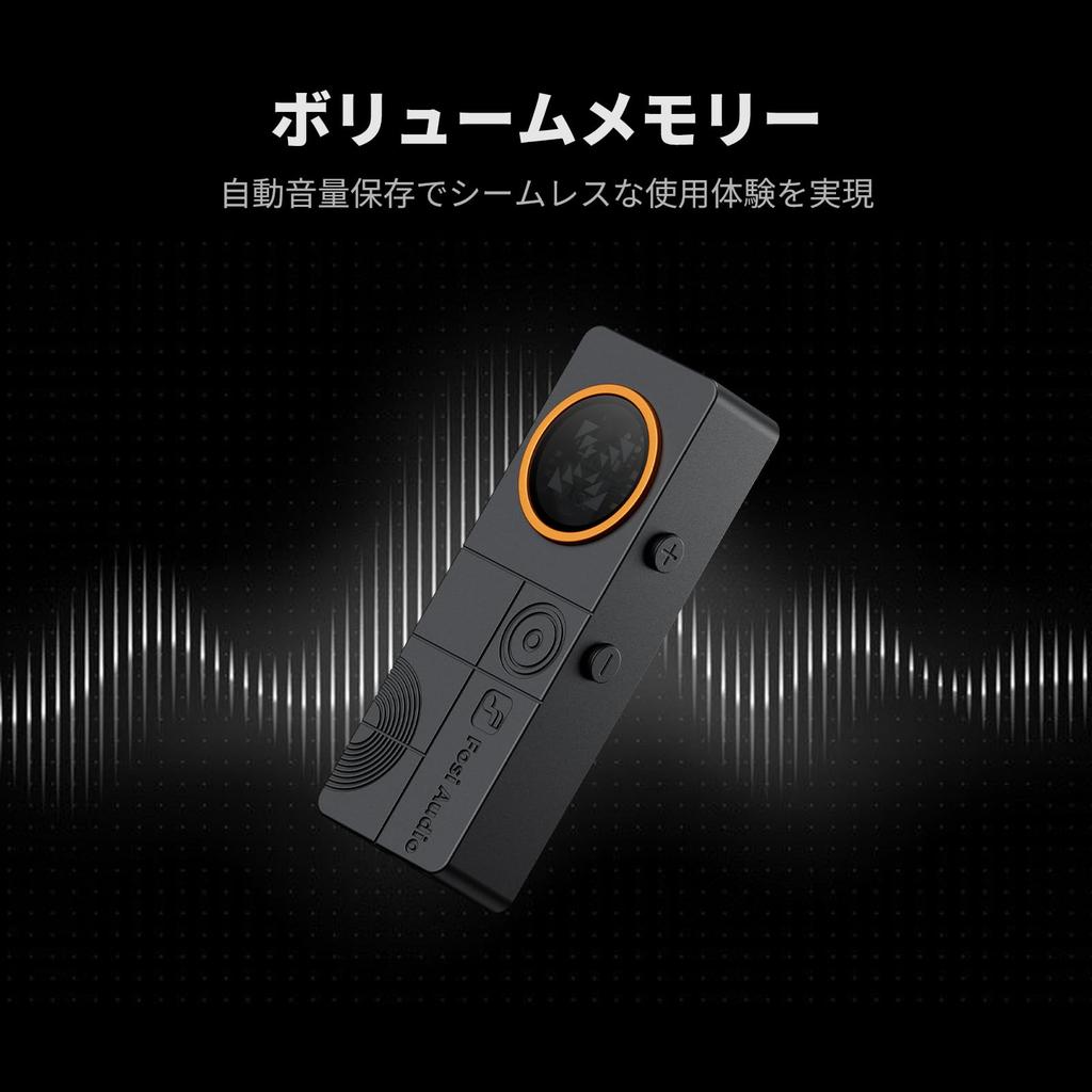 Fosi Audio DS3 ЦАП-усилитель Dongle Портативный усилитель для наушников для пространственного звука ES9039Q2M для HiFi-усилителя USB-C Игровой, поддержка 7.1, XMOS,