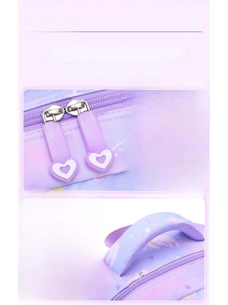 Легкий рюкзак с рисунком градиента для девочек 1-6 классов