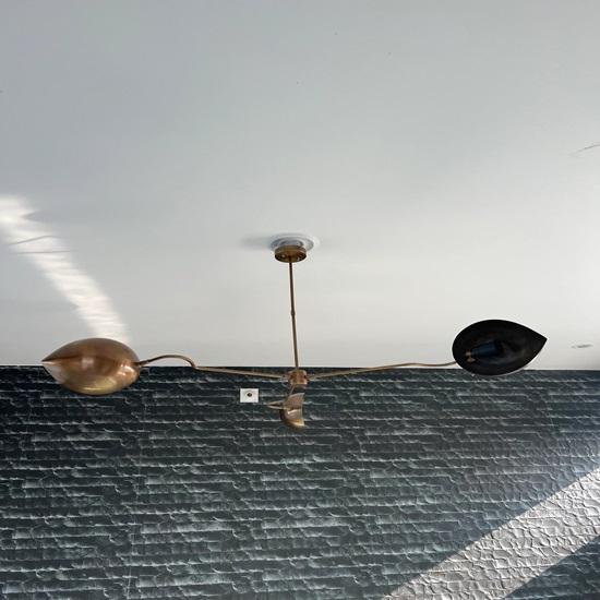 3-х рожковый светильник Starburst, современный латунный шарообразный люстра Sputnik середины века, потолочный светильник ручной работы из Италии, стильный домашний декор