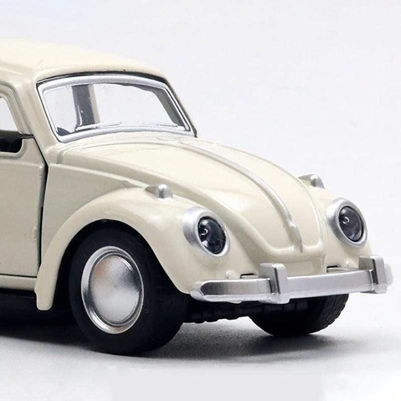 Alloy Car Model Beetle Vintage Door Opening Children'S Toy Motorcar Cake Decoration Collection Accessories For Boy Gift