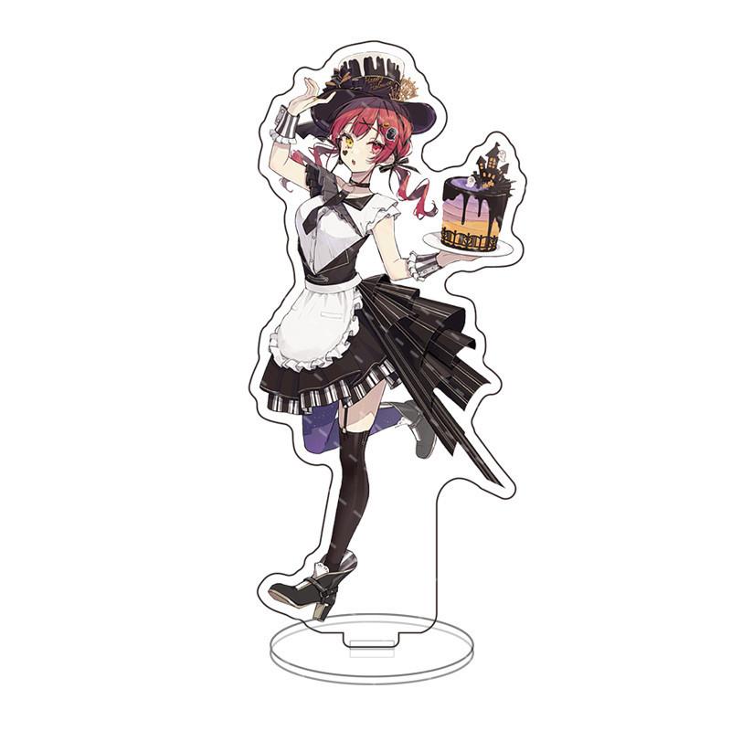 Японское аниме Hololive Vtuber, акриловая фигурка Usada Pekora Uruha Rushia Hosimati Suisei Inugami Korone, модель на подставке