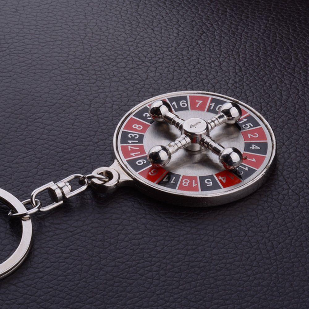 Rudder Rotatable Gift New Toy Key Chain Compass Key Ring