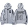 Худи на молнии Taylor Tour 2023 Eras The World Tour Женское Эстетичное Худи на молнии Модное Оверсайз Худи Пальто Harajuku