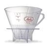 Melita Melitta coffee dripper For 4~8 cups clear filter 1×4 With measuring spoon made of plastic CF-T