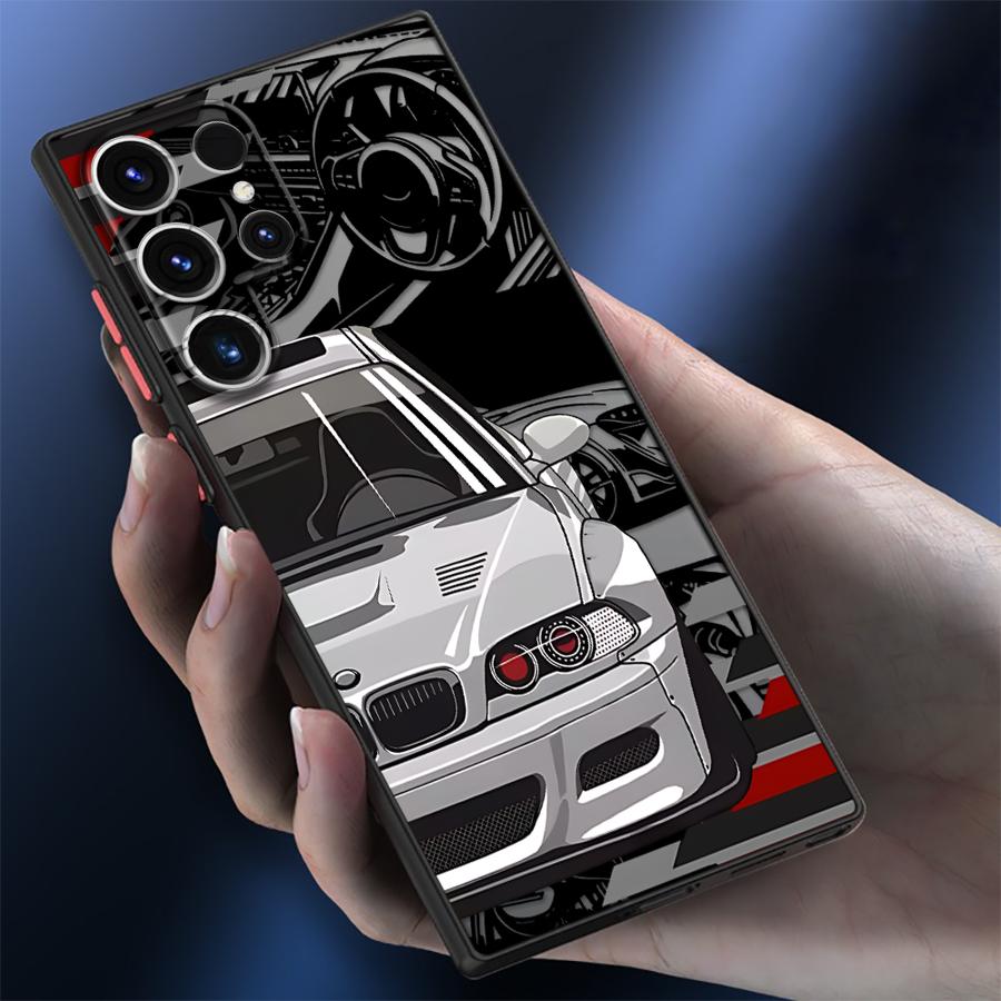 Чехол для телефона 'Японские спортивные автомобили' для Samsung Galaxy S9 S21 FE S24 S8 S22 Plus S25 Note 20 10 S23 Ultra S20 Мягкий чехол