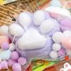 Kawaii Fury Cartoon Squeeze Toys for Kids Sweet Kitten Paw Stress Relieving Squeeze Toys Creative Design Plush Squeeze Toys