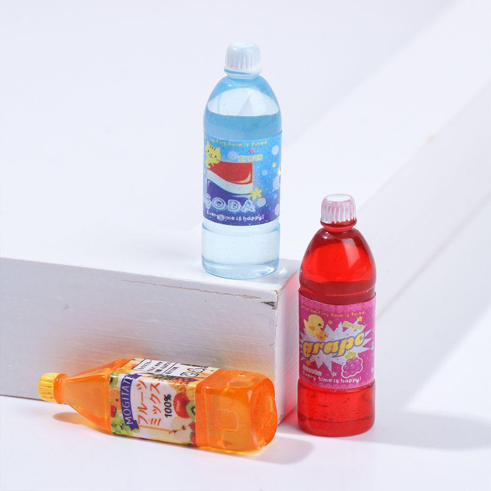 Реквизит для стрельбы, мини-бутылки для сока, имитация напитков, кукольный домик, миниатюрная бутылка для еды, напитков