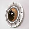 Coffee Cup Wall Clocks 30cm, for Office Meeting Room Light Weight Sleeping and Working