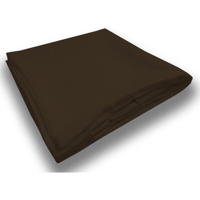 Cushion Cover 60x60 Cm ALIX Mocha, by Soleil D'ocre