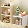 Flat Cover Cosmetics Storage Box Dust-proof Multi Layer Storage Shelf  Desktop
