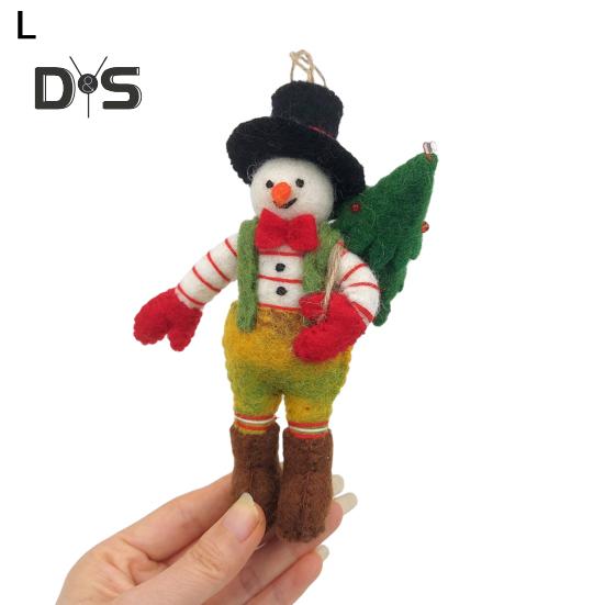 Украшения войлочные в виде мышей, сделанные вручную из шерсти, фигурки мышей, милые украшения в виде кукол-мышей для Хэллоуина, рождественский декор