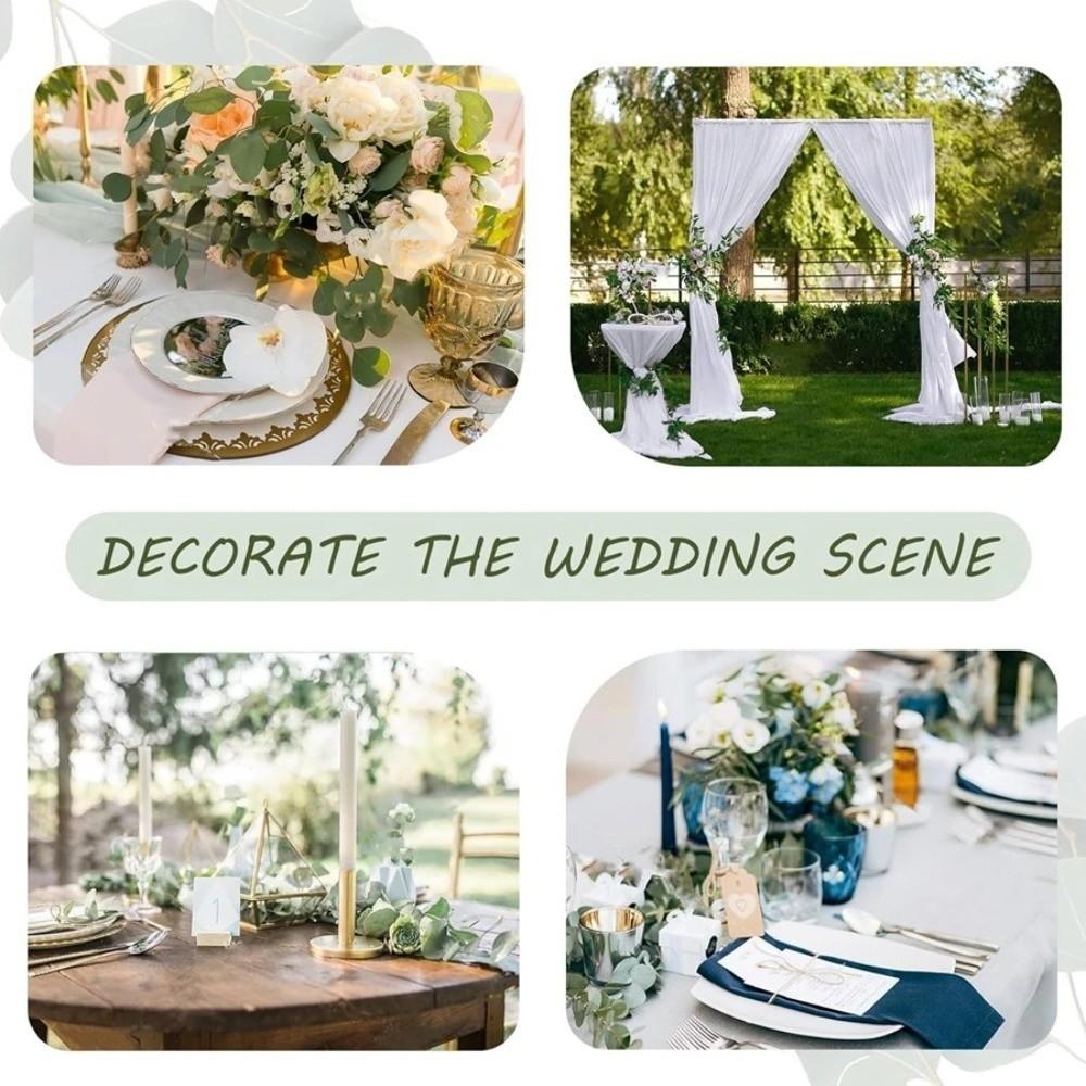 5 шт. Смешанные искусственные цветы Искусственное растение Листья долларового дерева DIY Букеты Свадьба