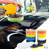 Car Polishing Pad Kit Car Polisher Pads With Drill Adapter Sponge And Wool Polishing Pad Set For Car Polishing Sanding Waxing