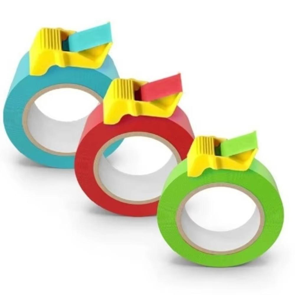3pcs Set Plastic Tape Dispenser Multiple Widths Tape Cover Adhesive Tape Holder Craftsman Tool