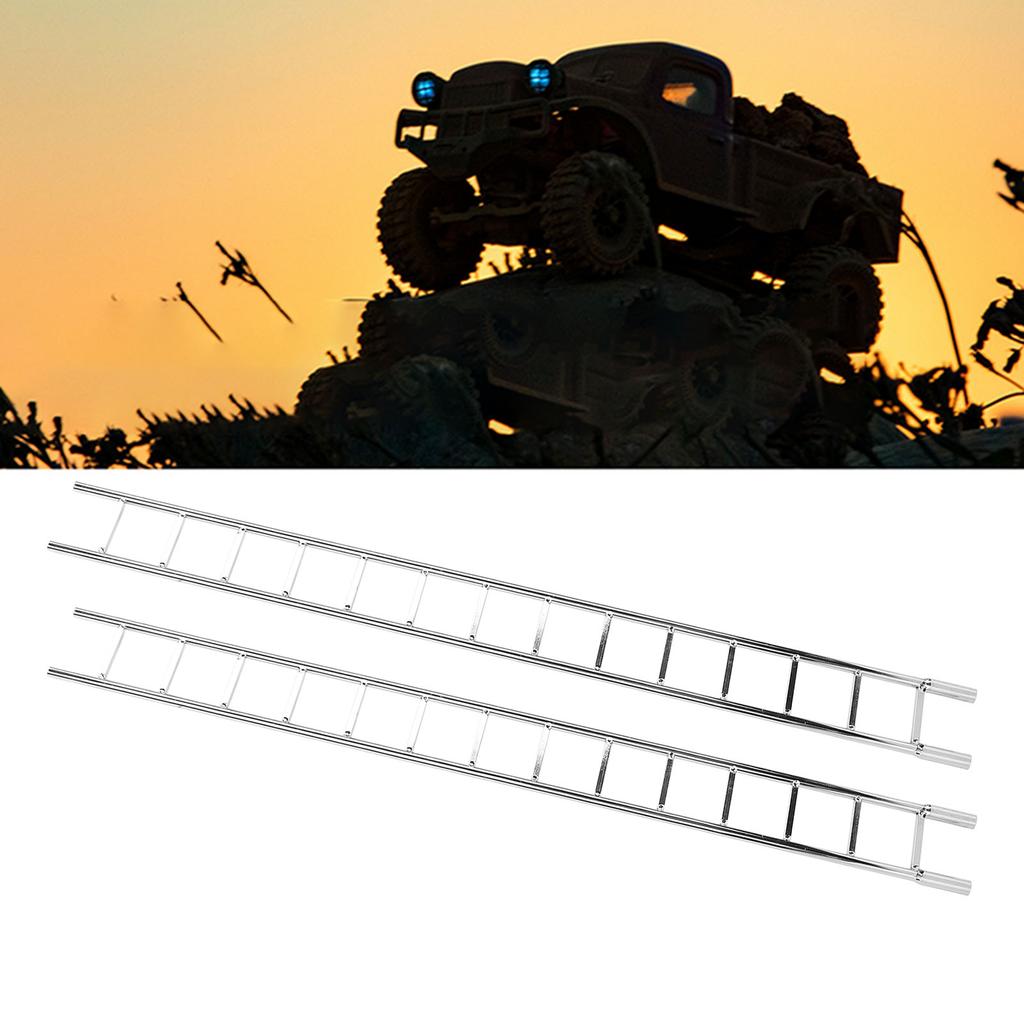 RC гусеничная лестница из алюминиевого сплава высокой прочности портативная RC автомобильная лестница для преодоления препятствий для моста 2 шт.