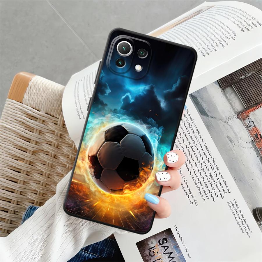 Чехол для телефона Funda для Xiaomi Mi 12 12X 11T 11 10T 12T Pro 14 13 Lite Футбол