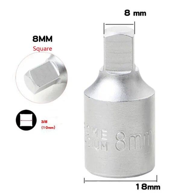 M16 H17 S8 S10 Пробка сливного отверстия масляного картера Торцевой ключ 3/8 дюйма Привод Авторемонт Коробка передач Винт Гаечный ключ Инструмент для ремонта автомобиля