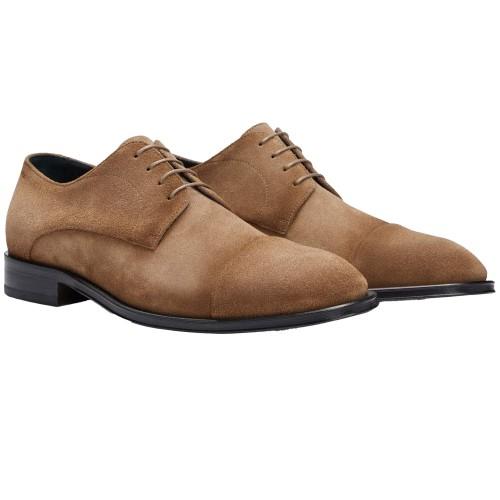 Hugo Boss Mens Derrek Leather Derby Shoes