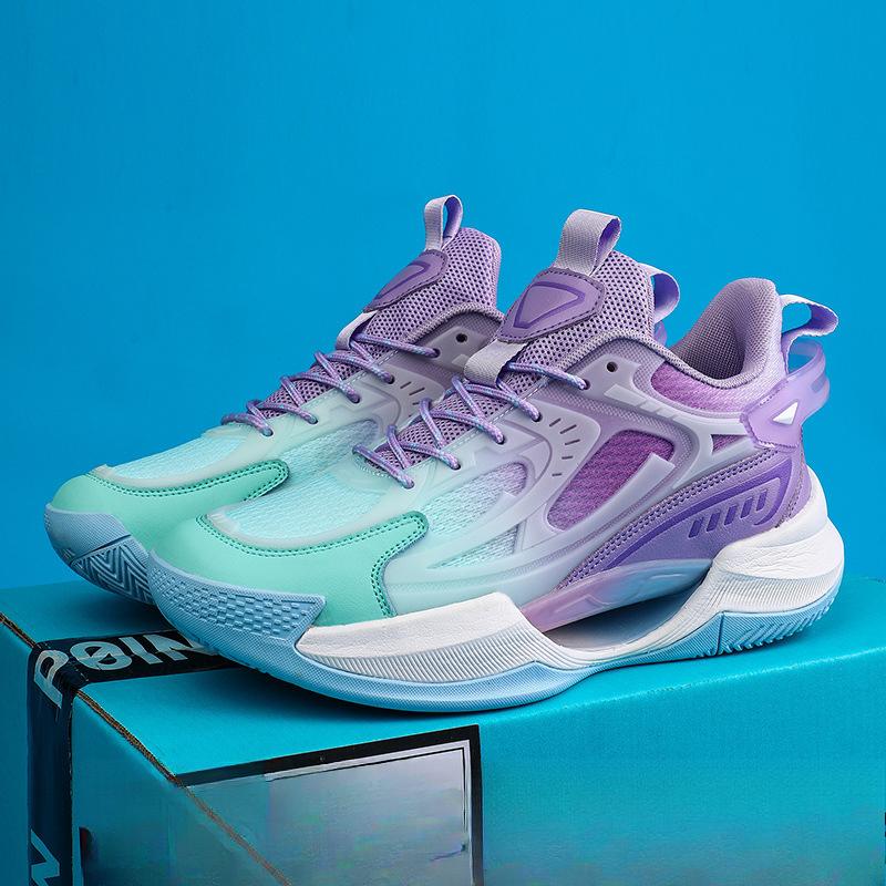 Светящиеся баскетбольные кроссовки спортивная обувь для мужчин новый стиль дышащие молодежные студенческие амортизирующие практичные низкие повседневные кроссовки для мужчин