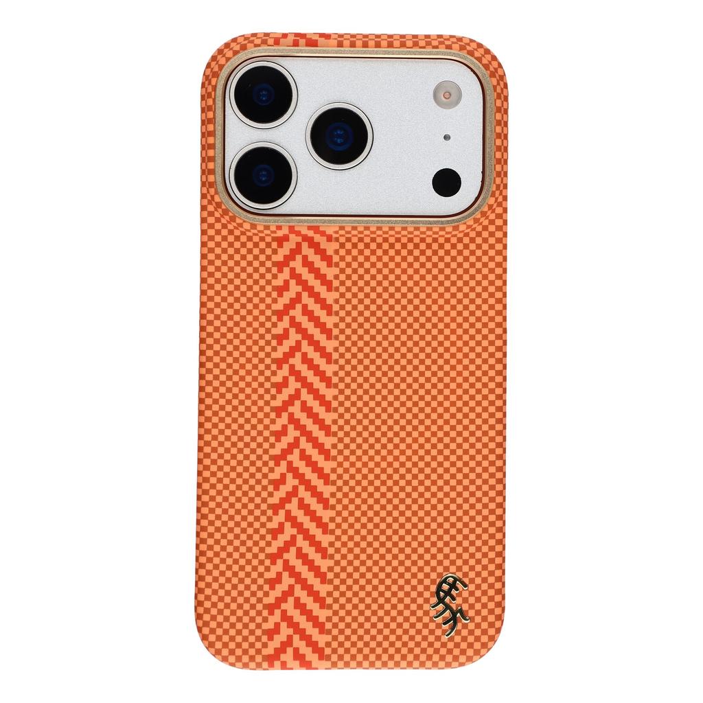 X-LEVEL For iPhone 17 Pro Max Case Compatible with MagSafe Lacquered "Horse" Character Carbon Nanofiber PC Phone Cover