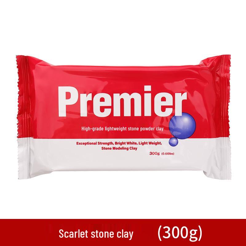 Набор белой самозатвердевающей глины Ladoll 500 г - DIY-глина для лепки фигурок, не требующая обжига