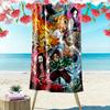 Demon Slayer Anime Print Beach Towel, Large Soft Quick Dry Towel for Beach Camping Swimming