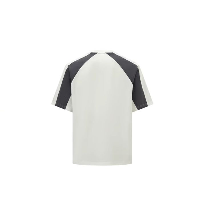 Reebok Футболка свободного кроя с цветными блоками, круглым вырезом, коротким рукавом и буквенным принтом, унисекс, белая 24SRM415UGW1