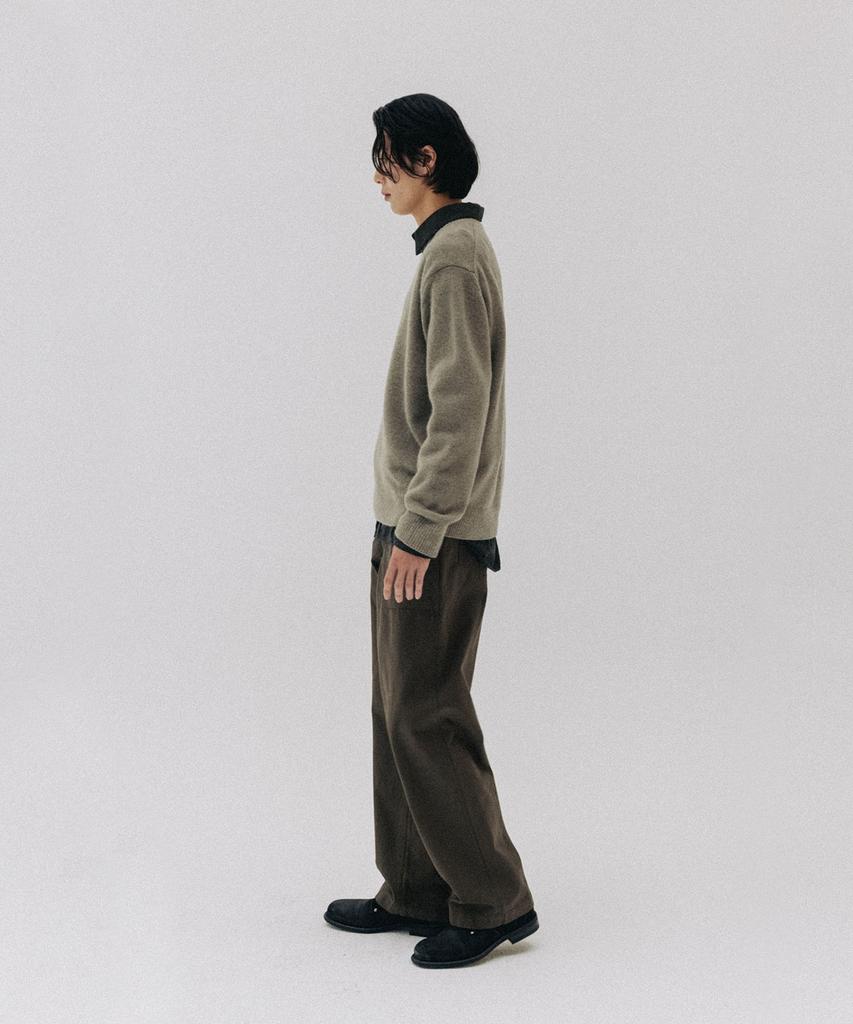 BLANKROOM Gentle Crewneck Sweater_Sage