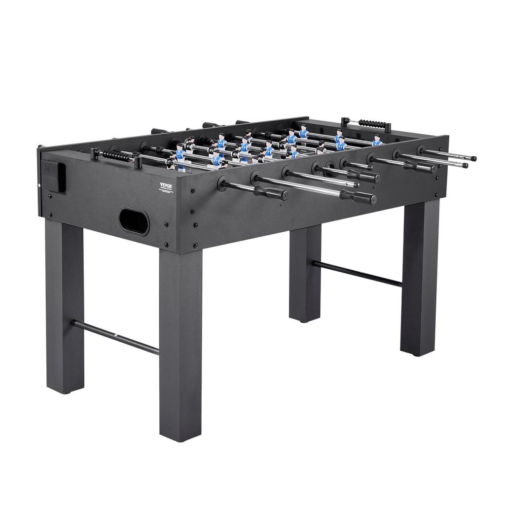 VEVOR Foosball Table, 137 cm Standard Size Table, Indoor Full Size Foosball Tables for Home, Family, and Game Room, Durable Soccer Set