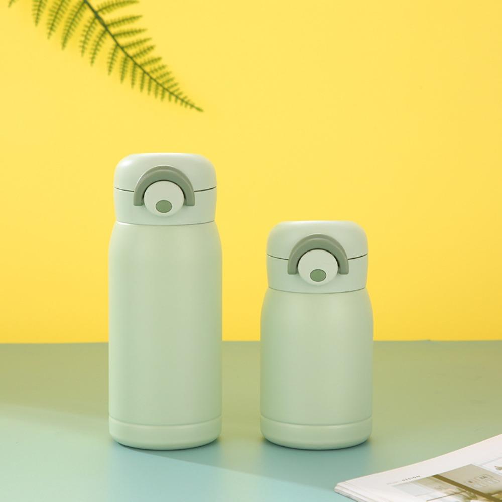 Мини-термос из нержавеющей стали 304, 220/320 мл, небольшая емкость, изолированный карманный стаканчик с замком-раскладушкой, термос для путешествий