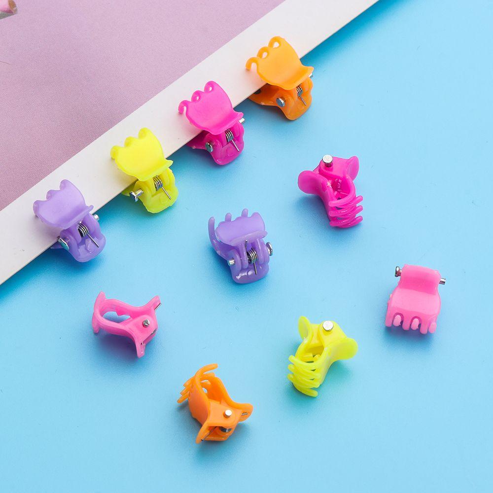 10Pcs 1cm Girl Gift DIY Doll Accessories Dolls Headwear Kid Head Wear Children Hair Clips Doll Clip