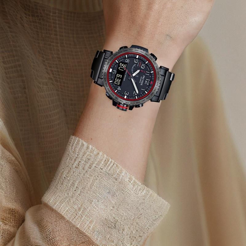 Casio Мужские часы PRO TREK Черные PRW-50YT-1PR PRW-50YT-1PR