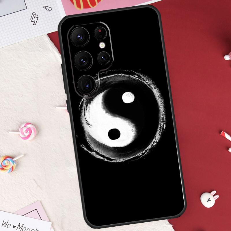 Eight Diagrams Taiji Yin Yang Case For Samsung Galaxy S25 FE S23 FE S20 S21 S22 S24 S25 S26 Ultra S10 S25 Plus Cover Shell