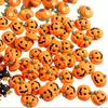 Halloween Resin Pumpkin Charms - Mini Flatback DIY Decor, Decor for Vase Fillers, Phone Cases, Fridge & Table - Durable Resin