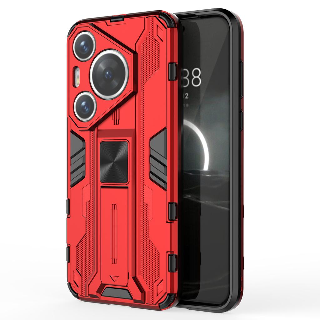 Чехол для Huawei Pura 70 Pro/Pura 70 Pro+ с подставкой, задняя крышка телефона из ПК+ТПУ