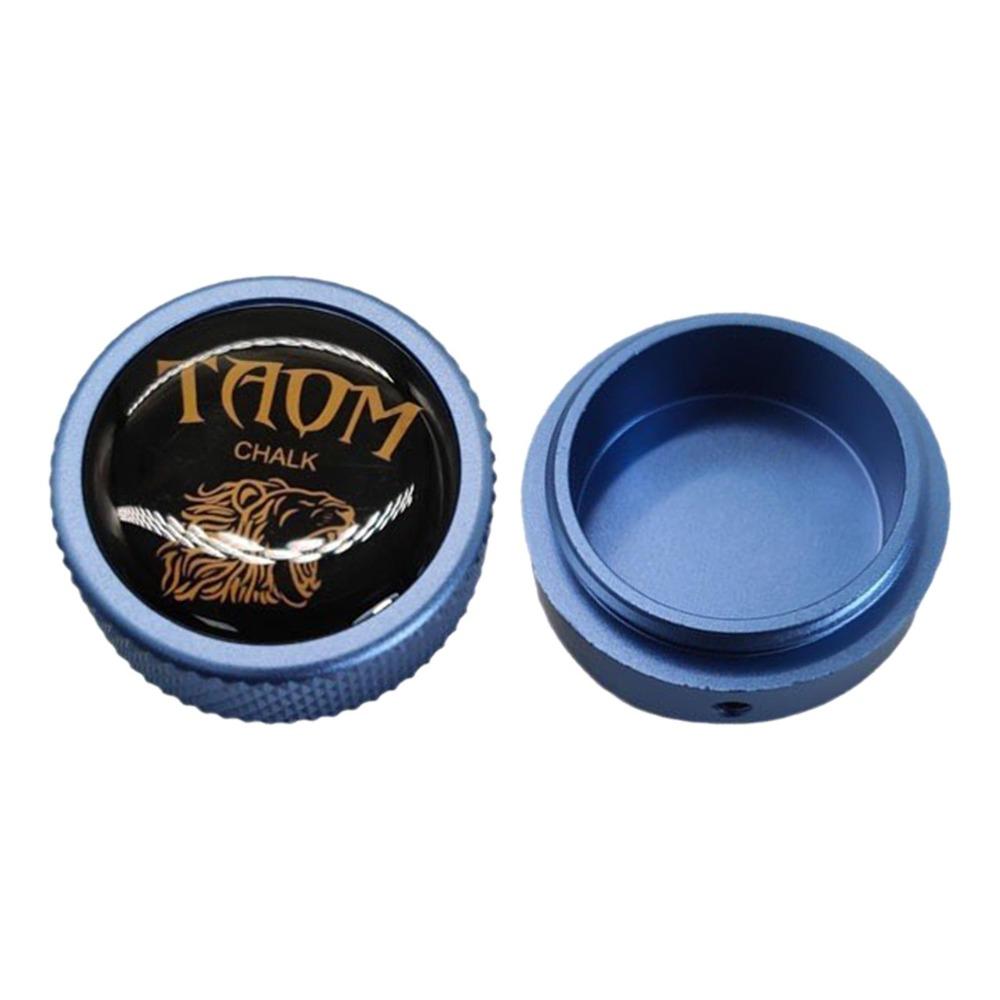 Aluminum Zinc Zinc Alloy Billiard Chalk Storage Round Shaped Chalk Tip Case Pool Chalk Holder Game Rooms