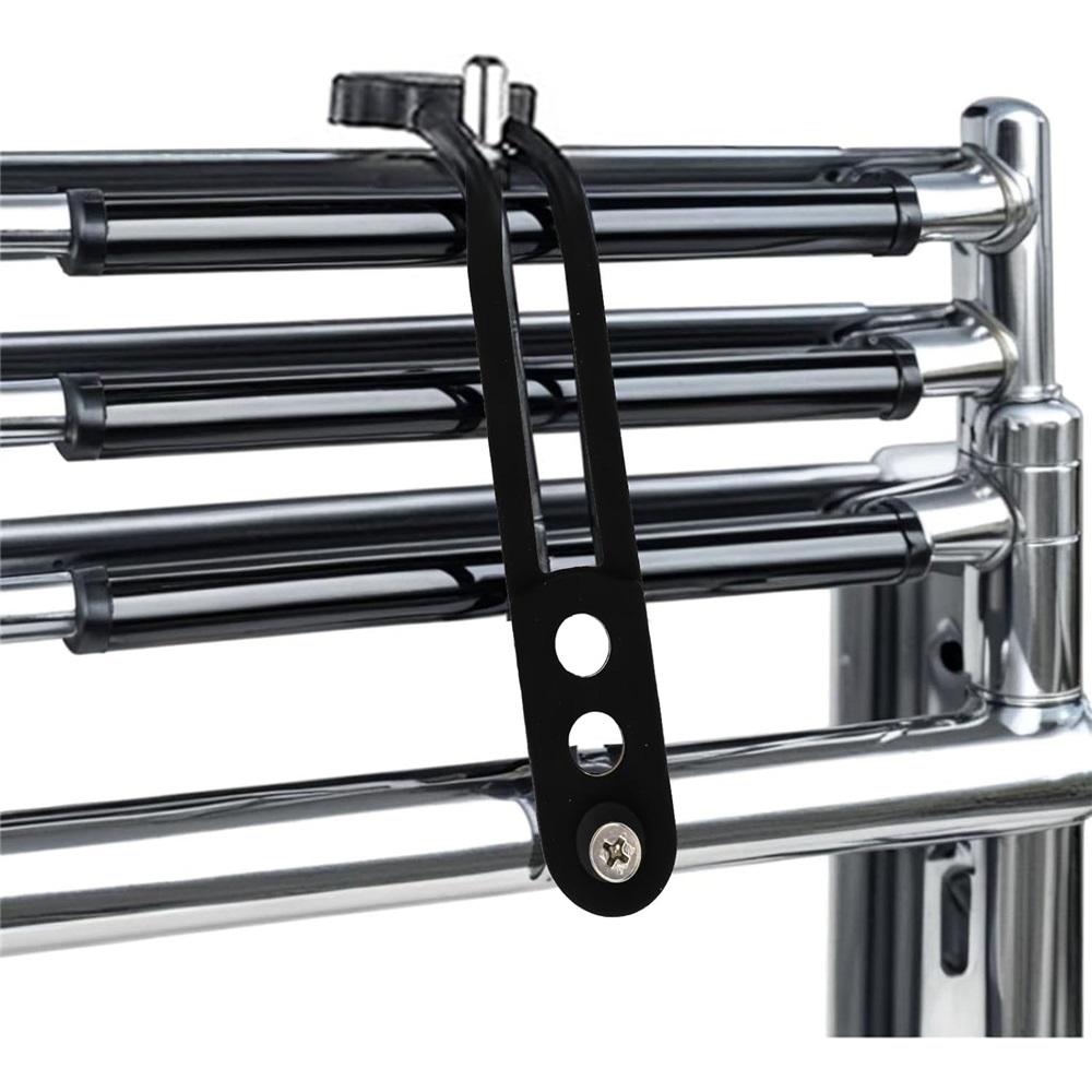 Ремень для телескопической лестницы на лодке, резиновая защелка морского класса с 3 регулируемыми монтажными отверстиями для 2-ступенчатой, 3-ступенчатой или 4-ступенчатой лестницы 