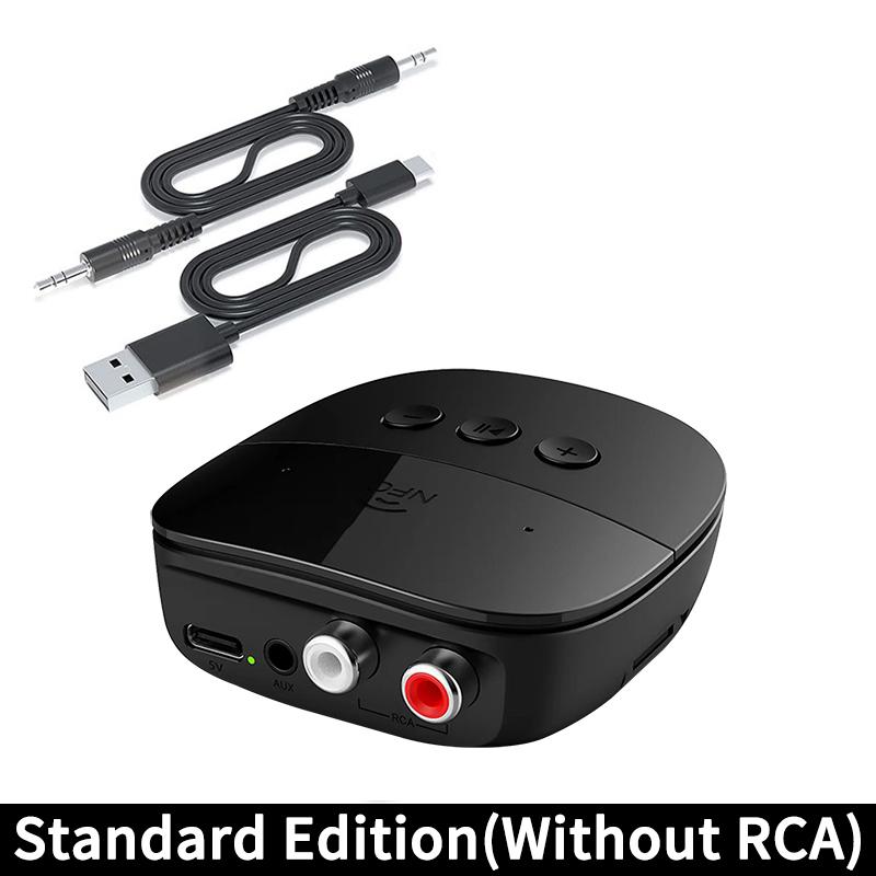 Bluetooth 5.2 Audio Receiver RCA 3.5mm AUX USB Stereo NFC Wireless Adapter U-Disk/TF Card With Mic For Car Kit Speaker Amplifier