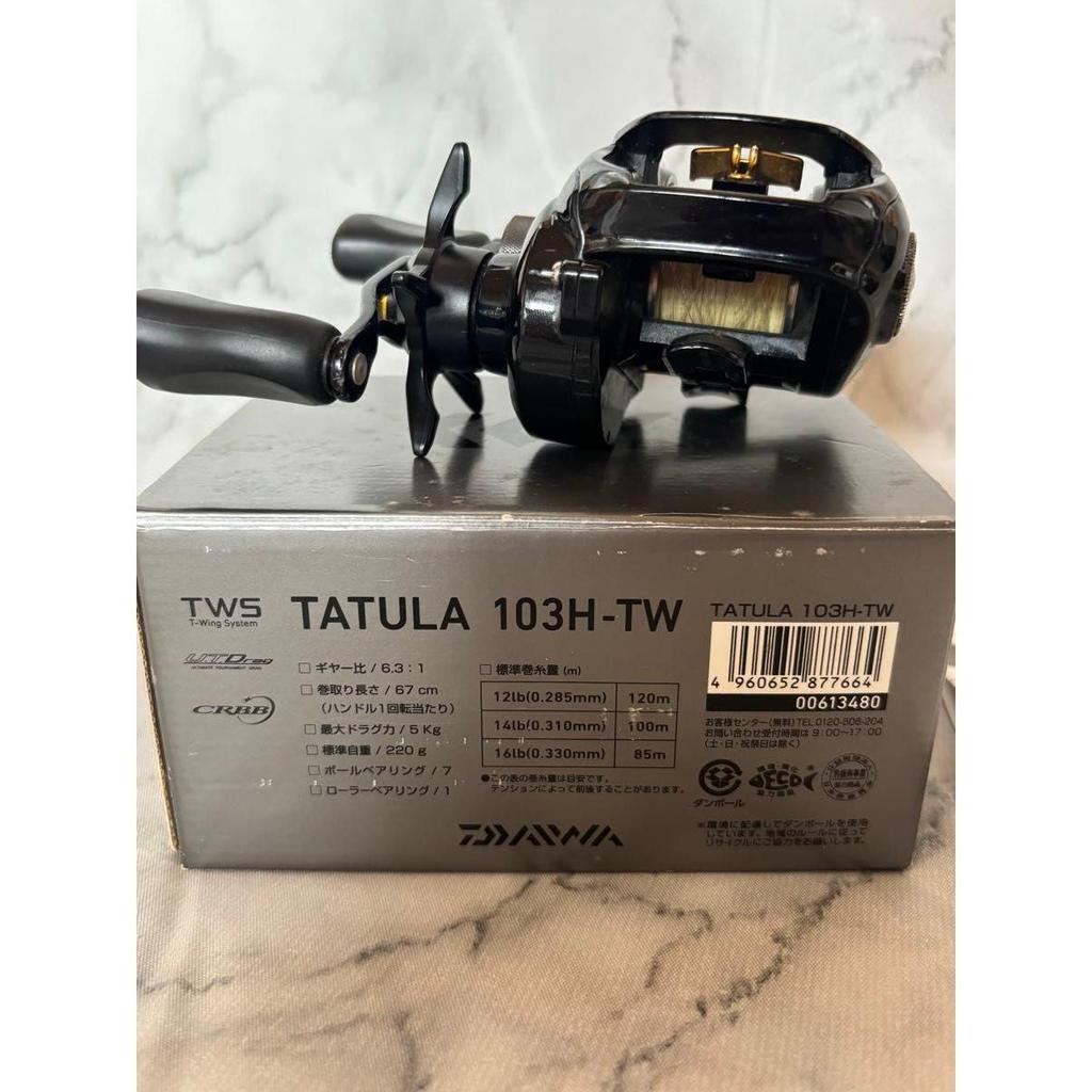 Б/у катушка Daiwa TATULA 103H-TW с мультипликатором, правая ручка