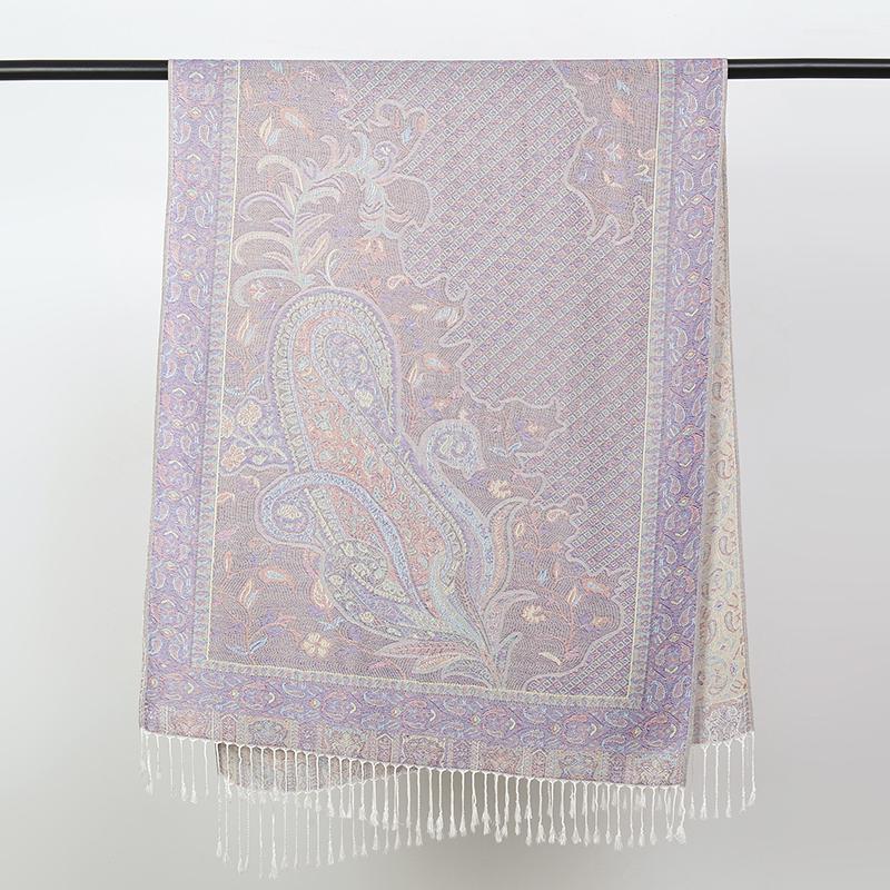 Luxury Brand Autumn Cashmere Jersey Shawl Womens Scarf Warm Winter Scarf Design Printed Womens Muslim Cotton Shawl Scarf