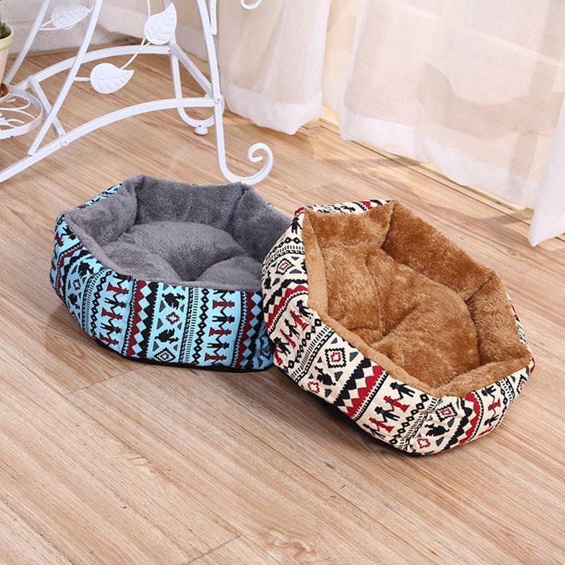 Кровать для кошек, корзина для кошек, кровать для собак, супермягкий моющийся коврик для домашних животных, спальный мешок, лежак для маленьких и средних собак