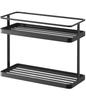 Кухонная подставка Yamazaki Jitsugyo, черная, прибл.. Ш28 x Г12 x В21см Башня 6778