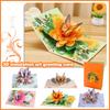 3D Mother's Day Butterfly Series Bouquet Folding Greeting Card, Paper Sculpture Flower Festival Teacher's Day Blessing Gift
