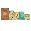 Wraps Reusable Food Beeswax Set Food Storage Set of 4 Eco-Friendly