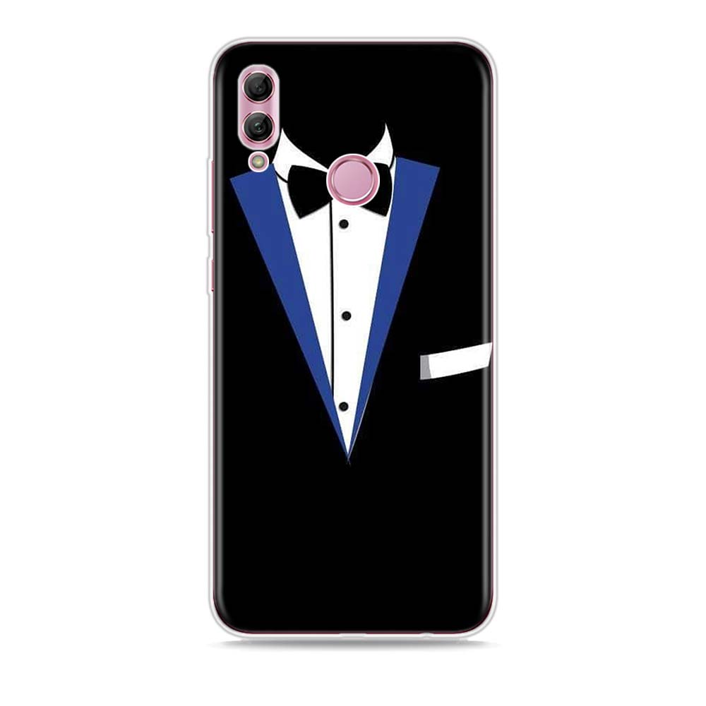 Мужской костюм, рубашка, галстук, силиконовый чехол для Honor 30 30S 30i 9 10 9A 9C 9S 9N 10i 10X 9X Lite Pro 5G, чехол для телефона