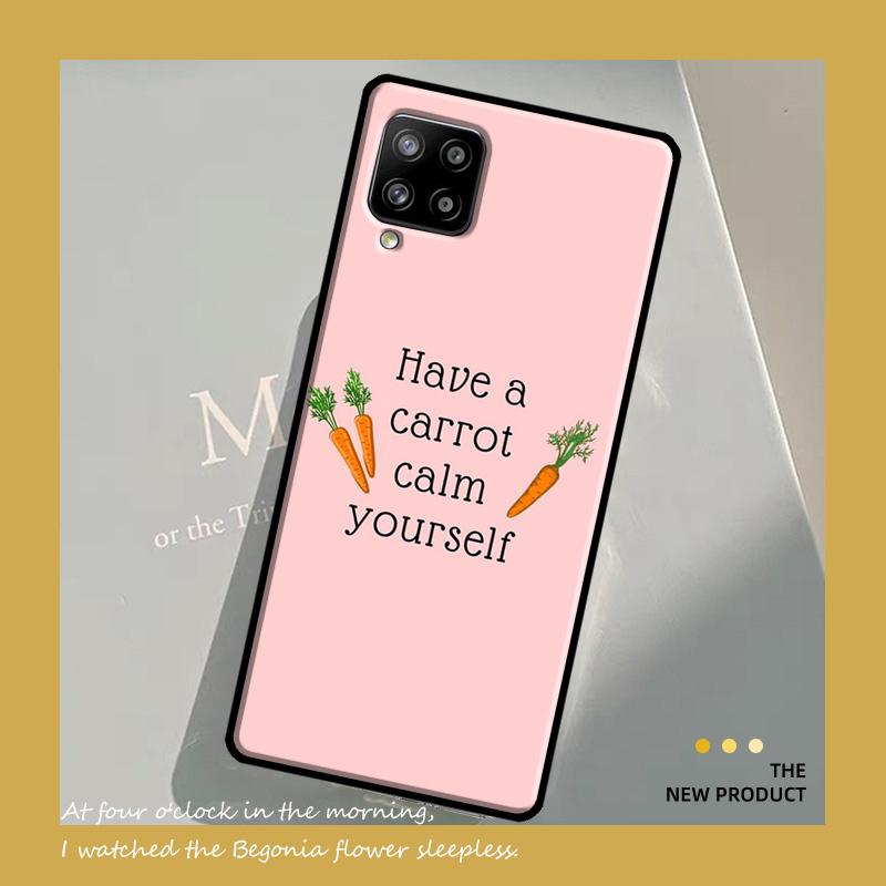 Чехол с изображением моркови и овощей для Samsung Galaxy A54 A34 A52 A32 A22 A12 A13 A14 A23 A33 A53 A73 A51 A71