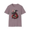 Unisex Softstyle T-Shirt Sly Vampire Blood Bag Cape Swirl Halloween Pun Fall