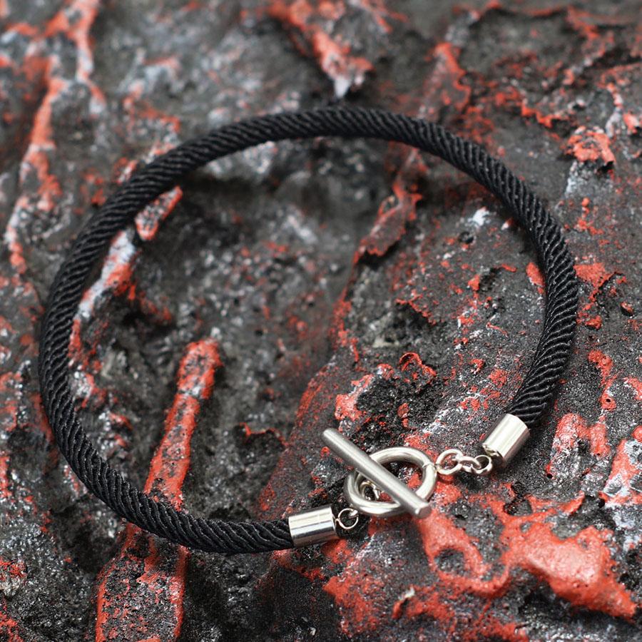 Stylish Men Bracelet Rope Stainless Steel OT Buckle Lucky Red Thread Braslet 7 Colors Milan String Beach Nautical Braclet Homme