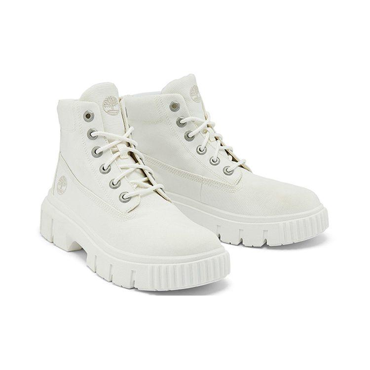 Timberland Кеды Greyfield Canvas Boot 'White' Женские TB0A2JFQL77